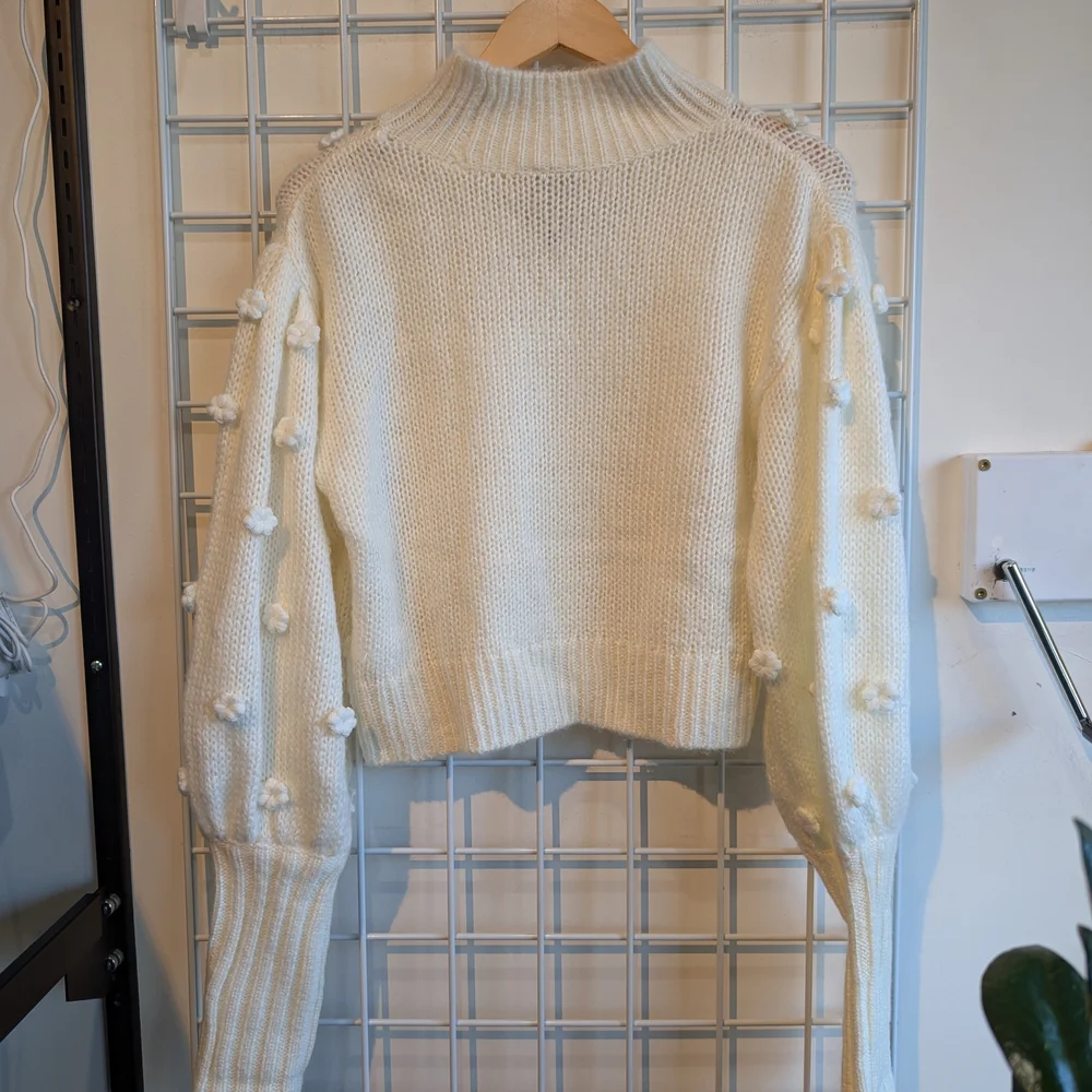 FARM Rio Cream Cowl Neck Sweater - Picture 6 of 15